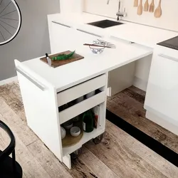 Table design for small kitchens