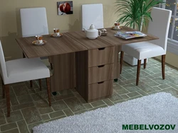 Модели столов для маленькой кухни фото
