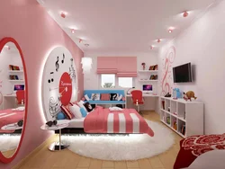 Bedroom design in a modern style for an inexpensive children's room