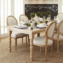 Kitchen table modern design photo