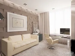 Living room design 11 sq m photo with sofa