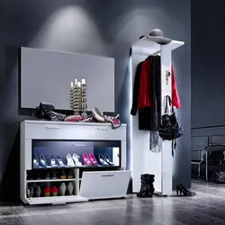 Hallway for shoes photo in modern style
