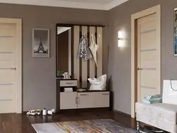 Color of furniture in the hallway interior