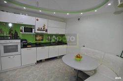 Two-Tier Ceiling In The Kitchen Photo