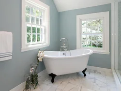 What paint to paint the walls in the bathroom with photo
