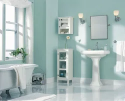 What Paint To Paint The Walls In The Bathroom With Photo