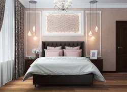 Bedroom interior design bed walls
