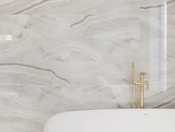 Onyx tiles in the bathroom interior