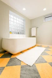 Linoleum In The Bathroom Design