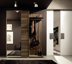 Cabinets for a small hallway in a modern style photo design