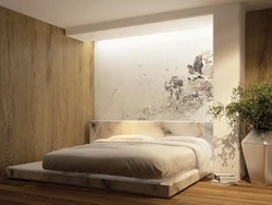 Marble wallpaper for bedroom design