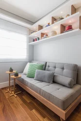 Bedroom with sofa interior design photo