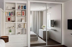 Photo of a bedroom wardrobe in a small bedroom