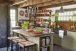 Country style kitchen design