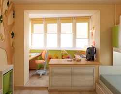 Design to combine the loggia