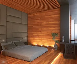 Photo of apartment decoration with wood photo