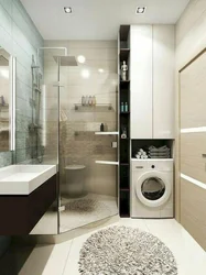 Photo of cabins with a small bathroom