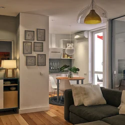 Studio design 40 sq m with kitchen