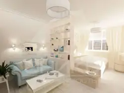 Bedroom living room design 17 m