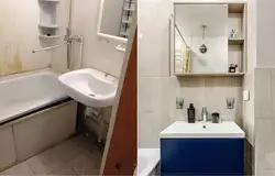 Дизайн ванной в хрущевке до и после