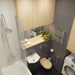 Toilet in a small apartment design photo