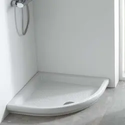 Tray in the bathroom interior photo
