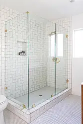 Tray in the bathroom interior photo