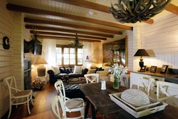 Kitchen In Bathhouse Interior