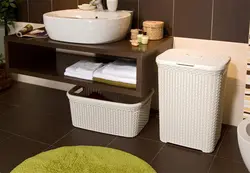 Корзина Для Белья В Ванную В Интерьере