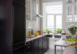 Kitchen design with low window sill