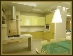 Кухня гостиная оливковая дизайн