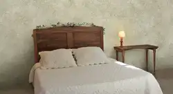 Textured Plaster In The Bedroom Photo