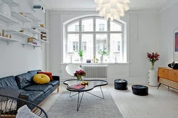 Swedish living room interior
