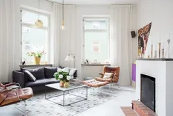 Swedish living room interior