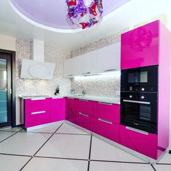 Raspberry kitchen in the interior photo