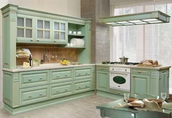 Kitchen Provence Green Photo