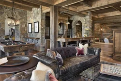 Antique living room interior