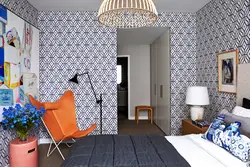 Geometry in the bedroom interior