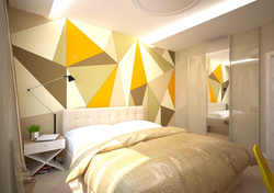 Geometry In The Bedroom Interior