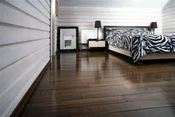 Laminate flooring in the bedroom photo