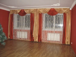 Curtains for curtains in the living room photo with suspended ceilings photo