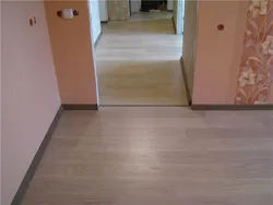 Linoleum in the kitchen and hallway photo