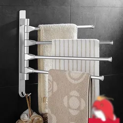 Hooks in the bathroom for towels in the interior