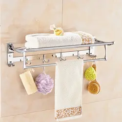 Hooks in the bathroom for towels in the interior