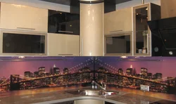 Photo of night kitchen