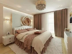 Cream color bedroom interior photo