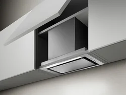 Fully built-in kitchen hood photo