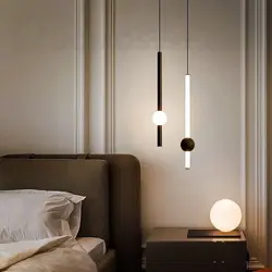 Pendant Lamps In The Bedroom Photo Above The Bedside Tables