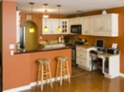 Ocher Color In The Kitchen Interior