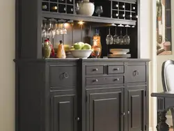 Wardrobe chest of drawers in the kitchen photo